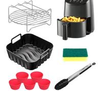 Moule en silicone pour friteuse à air comprimé COSORI CAF-LI211, Midea Mini | Accessoires pour friteuse à air chaud Cosori Midea Chefman Mini Airfryer 1 à 2 personnes, réutilisable