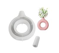 Moule En Silicone Pour Géométrie Vase À Fleurs Circulaire Jardinière Décorative Accessoire De Décoration Table Outil Moulage Décoration La Maison