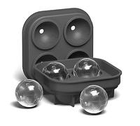 Moule en silicone pour glaçons et pâtisseries - 4 ballons de football - Décoration d'Halloween, carnaval et fête à thème (1 forme)