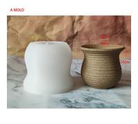 Moule En Silicone Pour Grand Pot De Fleurs En Ciment,Moules Pour Pot De Fleurs En Béton Pour Plante Verte,Moule Pour Bol En Terre,Jesmonite Executive - Type A