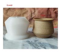 Moule En Silicone Pour Grand Pot De Fleurs En Ciment,Moules Pour Pot De Fleurs En Béton Pour Plante Verte,Moule Pour Bol En Terre,Jesmonite Executive - Type D