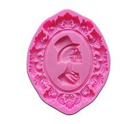 Moule en silicone pour Halloween - Motif tête de mort - Mâle et femelle - Décoration murale d'intérieur - Cadre photo - Moule en résine MOL pour la fabrication de bijoux