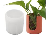 Moule en Silicone pour Jardinière en Béton,Moule Anti-Adhésif | Forme Ronde Réutilisable En Silicone Pour Pots De Fleurs - pour DIY à la Maison avec Résine et Plâtre pour Artisanat et Stockage