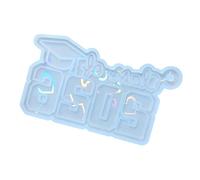 Moule en silicone pour la fabrication de broches sur le thème de l'obtention d'un diplôme, pince à cheveux et breloques