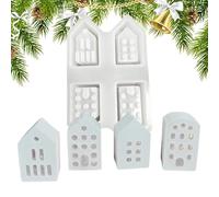 Moule en silicone pour la maison, la maison, les bougies, les loisirs créatifs, flexible pour Thanksgiving, la fête des , un anniversaire, Pâques