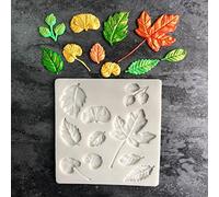 Moule en silicone pour la pâtisserie, 15,3 x 13,2 cm, moule en silicone en forme de feuille d'océan, outil de décoration, moule à chocolat, moule à gumpaste, pâte à sucre, pochoirs de cuisine
