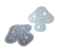 Moule en silicone pour lampe de nuit en forme de champignon - Insert de lumière LED - Moule de fabrication de lampe de nuit en gypse fait à la main - Décoration d'intérieur