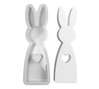 Moule en silicone pour lapin, moule en silicone pour lapin de Pâques,Outils d'artisanat d'art de lapin moule en silicone | Moules de coulée en résine créative,