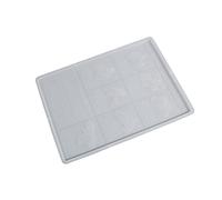 Moule en silicone pour lavage à la main en sept étapes - Version chinoise et anglaise - Moules décoratifs de table avec support - Moules à suspendre au mur pour résine