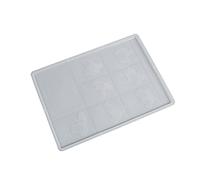 Moule en silicone pour lavage à la main en sept étapes - Version chinoise et anglaise - Moules décoratifs de table avec support - Moules à suspendre au mur pour résine