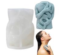 Moule en silicone pour le corps humain, moule à bougie pour le corps humain | Moules de fabrication de savon faits à la main - Forme de corps créative, amour du corps humain design plâtre résine