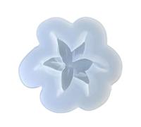 Moule en silicone pour le moulage de pendentifs en résine | Cavité de pétale flexible avec porte-clés, projets d ' ornement, de cire, de plâtre et d ' argile douce