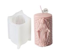 Moule en silicone pour loisirs créatifs, fabrication de bougies, figurines religieuses, convient pour les amateurs de cadeaux et les amateurs de décoration d'intérieur