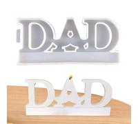 Moule en silicone pour mère - moule en silicone de papa - pierre de papa - moule de gypse, décoration de fête des pères - par -te - décoration de craie au chocolat - moule ndon pour le d