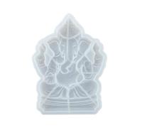 Moule en silicone pour moulage de cire avec détail décoratif en | Cavité ornée du buste d ' éléphant, décoratif défini, format créatif pour les projets de cire axés sur