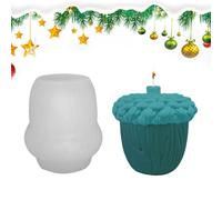 Moule en silicone pour, moule de coulée, Moules de production de résine de pommes de pin de Noël, Moule d'argile de savon en silicone, moule de maison de savon fait main pour bougies