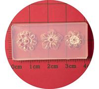Moule en silicone pour nail art en forme de fleur à cinq pétales