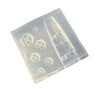 Moule en Silicone pour Nail Art, fleur de nœud papillon, accessoires de manucure créatifs, conception de bijoux faits à la main, artisanat, accessoires d ' art des ongles