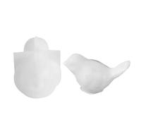Moule en silicone pour oiseaux 3D - Ornements de décoration artisanale à la | Pendentifs pour oiseaux | Bougie en moule à perroquet nain mignonne, moules en silicone DIY, moules à pâtisserie de