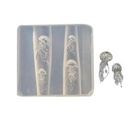 Moule en silicone pour ongles - Forme transversale - Moules faits à la main - Pour la création de manucure, de gelée, de bijoux - Outil de nail art