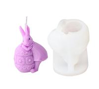 Moule en silicone pour Pâques - Forme de bougie DIY, moule d'artisanat saisonnier | Collection de pochoirs de moulage créatifs flexibles à haute température, adorable équipe de création