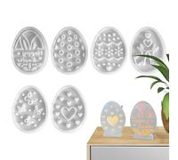 Moule en silicone pour Pâques | Moule pour loisirs créatifs, décoration de plâtre, travaux manuels, famille, amis, fêtes, loisirs créatifs