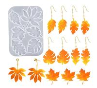 Moule en silicone pour pendentif, boucles d'oreilles, bijoux en forme de feuille, cadeau pour les amateurs de bijoux