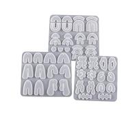 Moule En Silicone Pour Pendentif De Boucle D'oreille Irrégulière Moules De Moulage En Résine Époxy Pour Femmes Bricolage Artisanat Gouttes D'oreille Pendantes