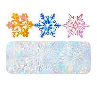 Moule En Silicone Pour Pendentif Flocon De Neige Résine Époxy Noël Unique Pour La Fabrication Bijoux Pendentif Époxy Artisanat Moules