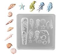 Moule en silicone pour pendentifs pour ongles - Modèle réutilisable pour manucure en silicone, pour design d'ongles sur le thème de , modèles de modélisation transparents réutilisables
