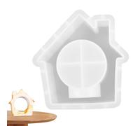 Moule en silicone pour photophore, moules de moulage pour bougeoirs de Noël, moule en silicone de Noël avec support de bougie en fonte | Moules de décoration de table pour débutants pour fon