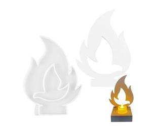 Moule en silicone pour pigeon, moule de pigeon de la paix pour décoration de bougeoir, pour chocolat Flame Peace Pigeon Bird - Moule à gâteau avec sucre confit