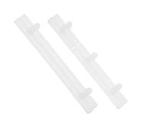 Moule en Silicone pour Poignée Cylindrique Blanche, Lot de 2 Pièces | Créatif pour Ornements et Projets Diy, Non Adhérent, Réutilisable et Recyclable