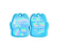 Moule en silicone pour porte-clés Light and Shadows - Pour boucles d'oreilles et pendentifs - Fait à la main - Cadeau de Saint-Valentin ou d'anniversaire - Pour bijoux et porte-clés - Moules en