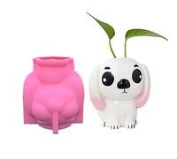 Moule en silicone pour pot de fleurs à gros yeux en résine époxy pour plantes grasses, vase, plâtre, béton, plâtre, bijoux