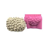Moule en silicone pour pot de fleurs en béton, ciment - Pot de fleurs en résine époxy - Support pour pinceaux de maquillage - Moules en silicone pour moulage/époxy/ciment