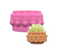 Moule en silicone pour pot de fleurs en gypse qui se chevauchent, vase de moulage en résine époxy, support de ciment pour béton, ciment et résine