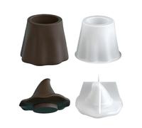 Moule en Silicone pour Pot Fantôme - Moule Résine Époxy pour Boîte de Stockage Bonbons avec Couvercle, Silicone Réutilisable pour Tasses Bougies Organisateurs Résine Décorations Halloween Contena