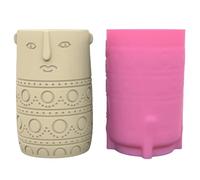 Moule en silicone pour pots de fleurs en ciment - Moule unique pour les amateurs de jardinage et les cadeaux - Moule à gouttes