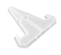 Moule en silicone pour présentoir d'assiettes, artisanat en résine, support flexible de téléphone portable, support polyvalent pour horloge et tablette, démoulage facile, réutilisable