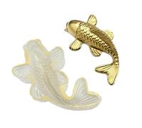 Moule en silicone pour résine époxy carpe poisson artisanat bijoux charme et décorations créatives collier pendentif moule résine époxy carpe poisson moule en silicone
