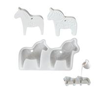 Moule en silicone pour résine époxy - Démoulage facile - Moules flexibles pour pâte de plâtre ciment - Ornements décoratifs - Pendentif - Savon - Aromathérapie