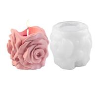 Moule en silicone pour roses - Moules pour faire du savon 3D | Moules pour fabriquer du savon pilier | Moules pour bougies de Saint-Valentin | Moules 3D pour bougies de rose de Saint-Valentin | Moule