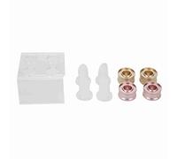 Moule en Silicone pour Rouge à lèvres, 12.1MM, Bricolage, baume Fait Maison, Cercle, Kit d'outils d'artisanat (Jeu de Supports à Quatre Trous)