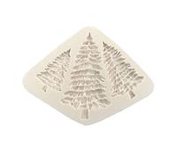 Moule en silicone pour sapin de Noël Pin Gâteau Fondant Décoration Chocolat Moule à pâtisserie Savon à moisissure Savon et décoration Grands moules en silicone