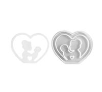 Moule en silicone pour sculpture de maman, signe pour bijoux | Outils flexibles de qualité alimentaire pour femme, famille, maison, fêtes, bureau, décoration d'anniversaire