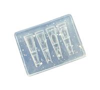Moule en silicone pour sculpture florale - Outil de création de bijoux - Modèle élastique pour nail art avec motifs de vase - Moules en silicone pour décorations
