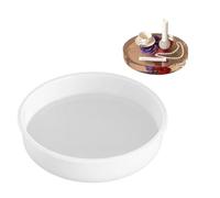 Moule en silicone pour serre-livres de forme circulaire Multipu Pose Moule rond en résine de silicone pour la fabrication de serre-livres Coussin de tasse de bijoux Coussin rond Moulage en