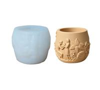 Moule en silicone pour soulagement de couple romantique, pots de | Moule en silicone polyvalent pour créer des bougeoirs sur le thème des couples et des pots décoratifs pour toute