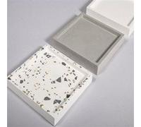 Moule en silicone pour sous-verre carré Gris G